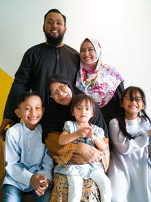 Foto asli keluarga